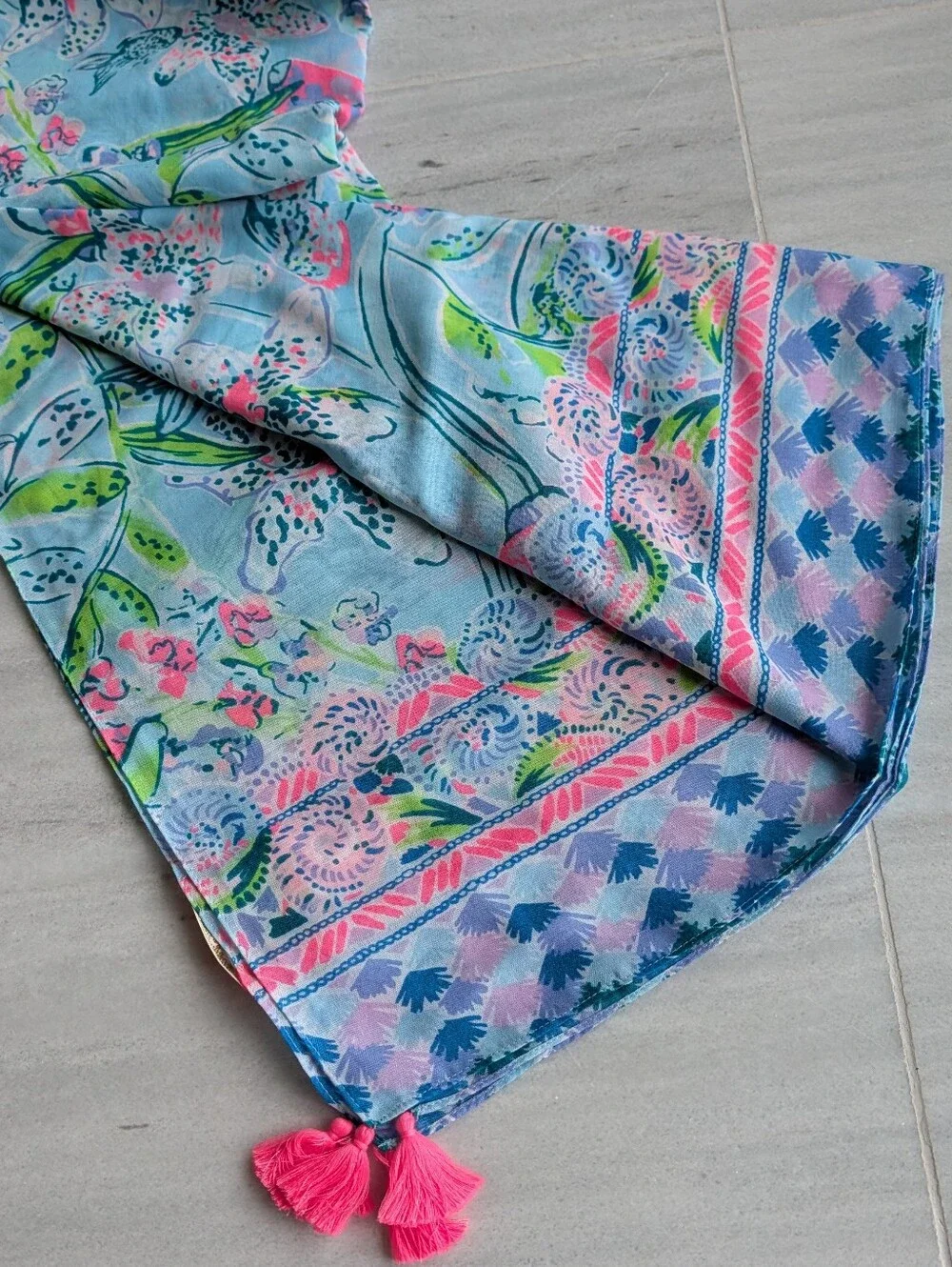 new LILLY PULITZER sway this way pareo wrap scarf